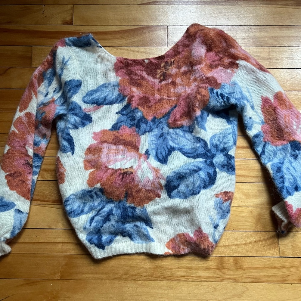 ON HOLD Sezane Open Back Sweater